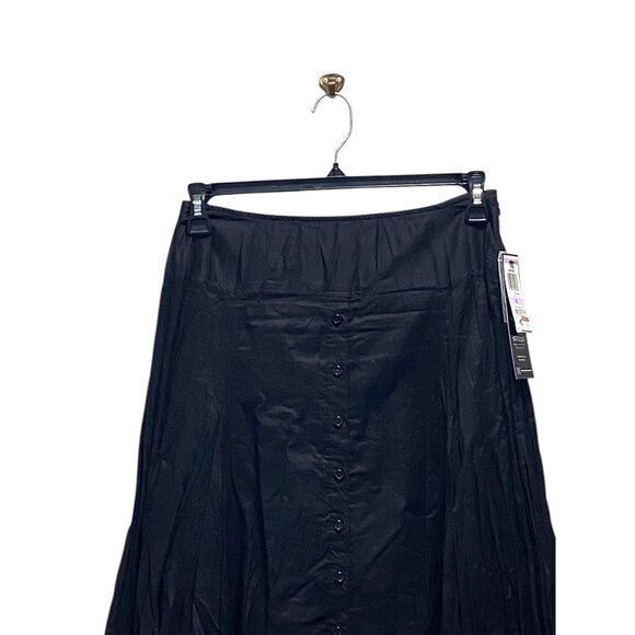 INC International Concepts Maxi Skirt Black Size 6 NWT Y2K - Picture 4 of 13
